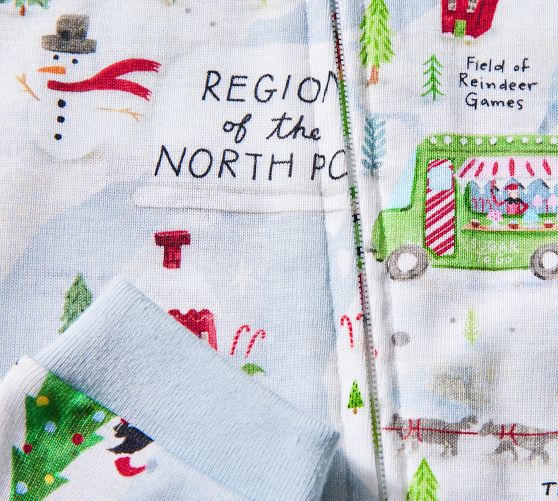 North Pole Organic Cotton Nursery Pajamas Pottery Barn