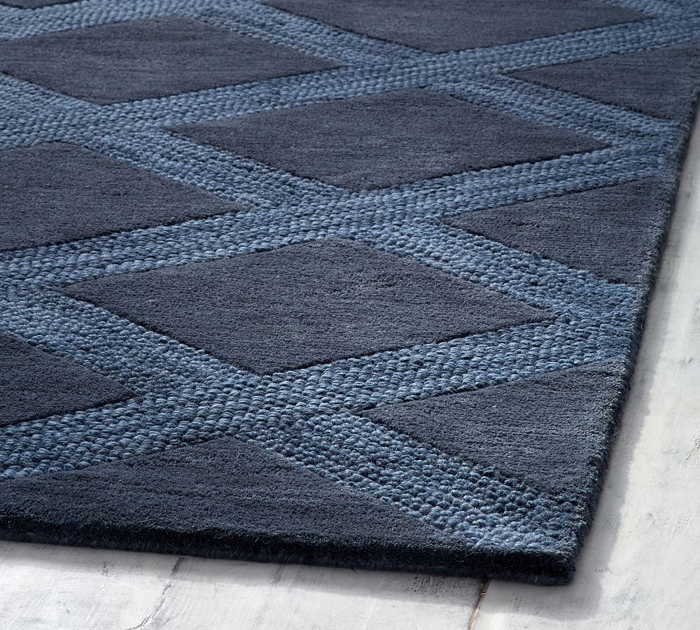 Open Box Chase Textured HandTufted Wool Rug Pottery Barn