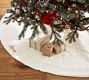 Scroll Quilted Velvet Tree Skirt | Pottery Barn