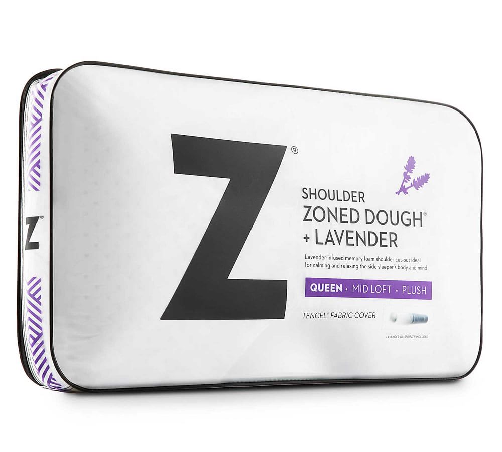 Malouf™ Shoulder Zoned Dough® + Lavender Memory Foam Pillow Pottery Barn