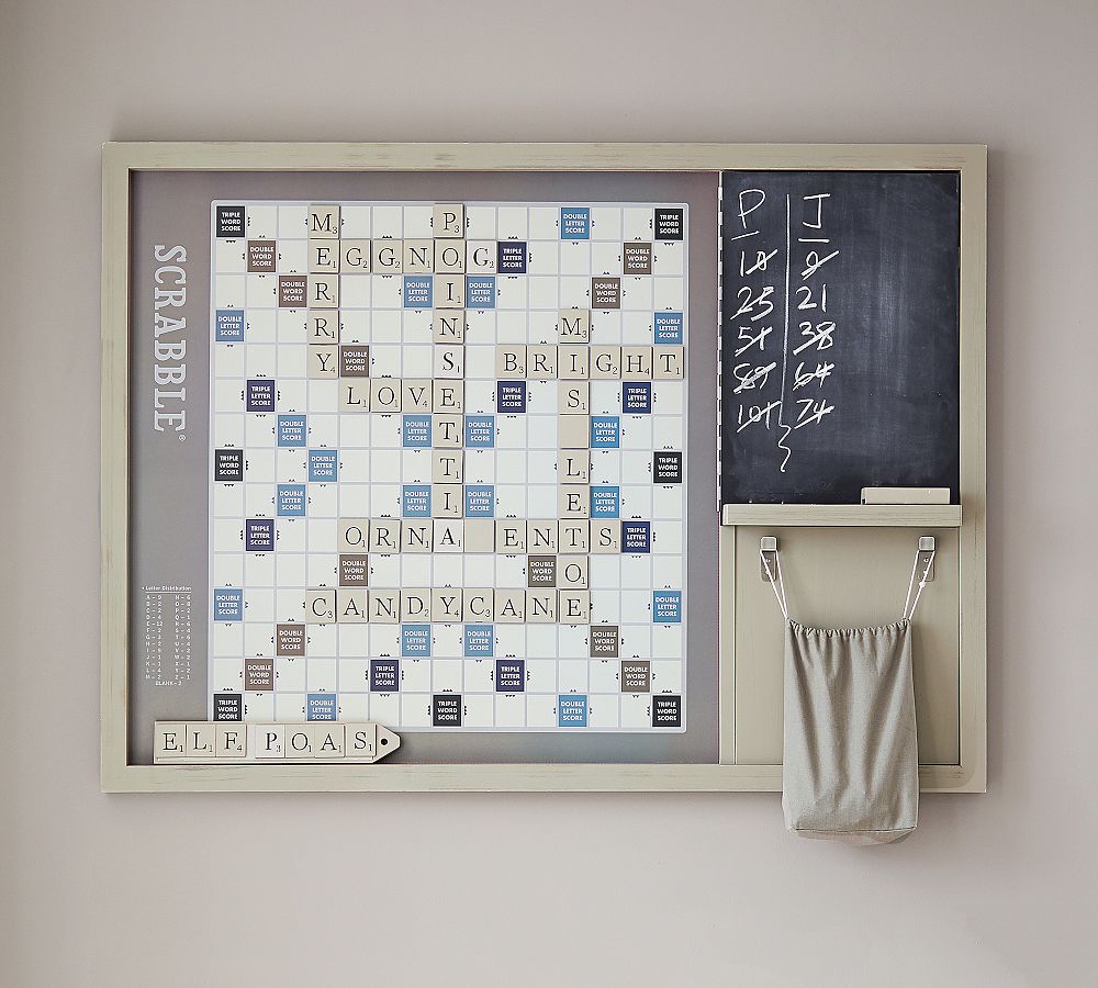 Oversized Wooden Scrabble Wall Game Pottery Barn