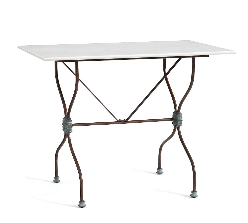Argos Marble Bistro Dining Table Pottery Barn