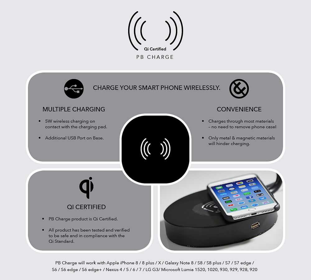 Stonewall PB Charge Table Lamp Pottery Barn