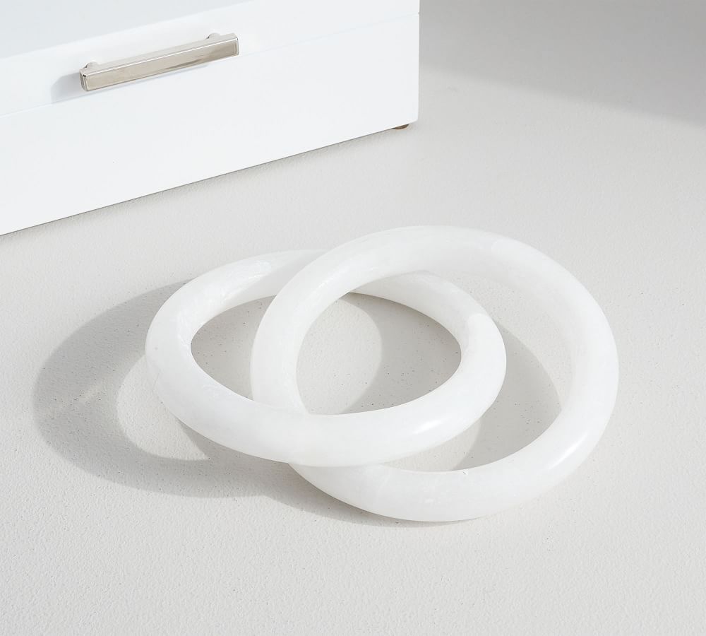 Alabaster Links Decorative Object Decorative Objects Pottery Barn