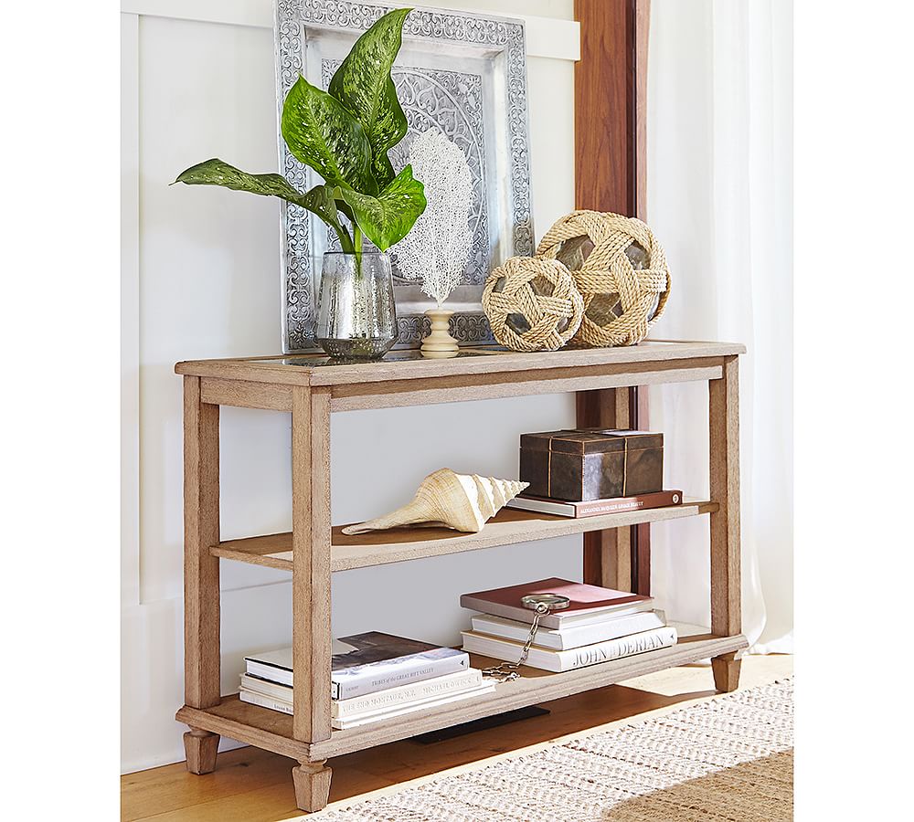 Recycled Glass Ball with Abaca Rope Decorative Objects Pottery Barn