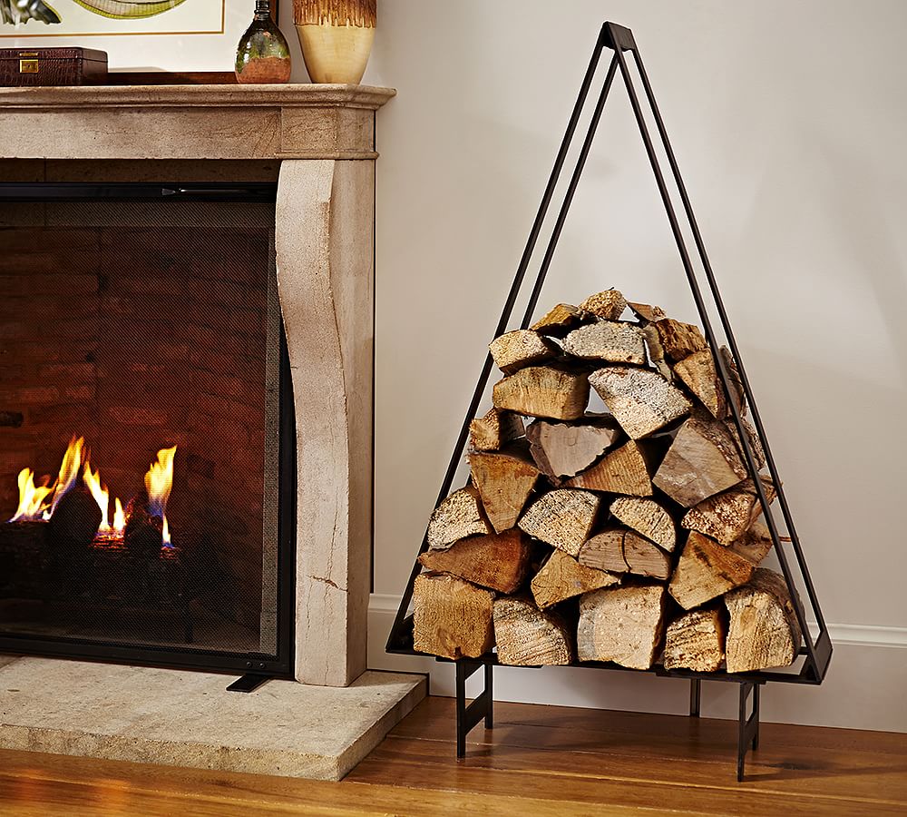 Tree Log Holder | Pottery Barn