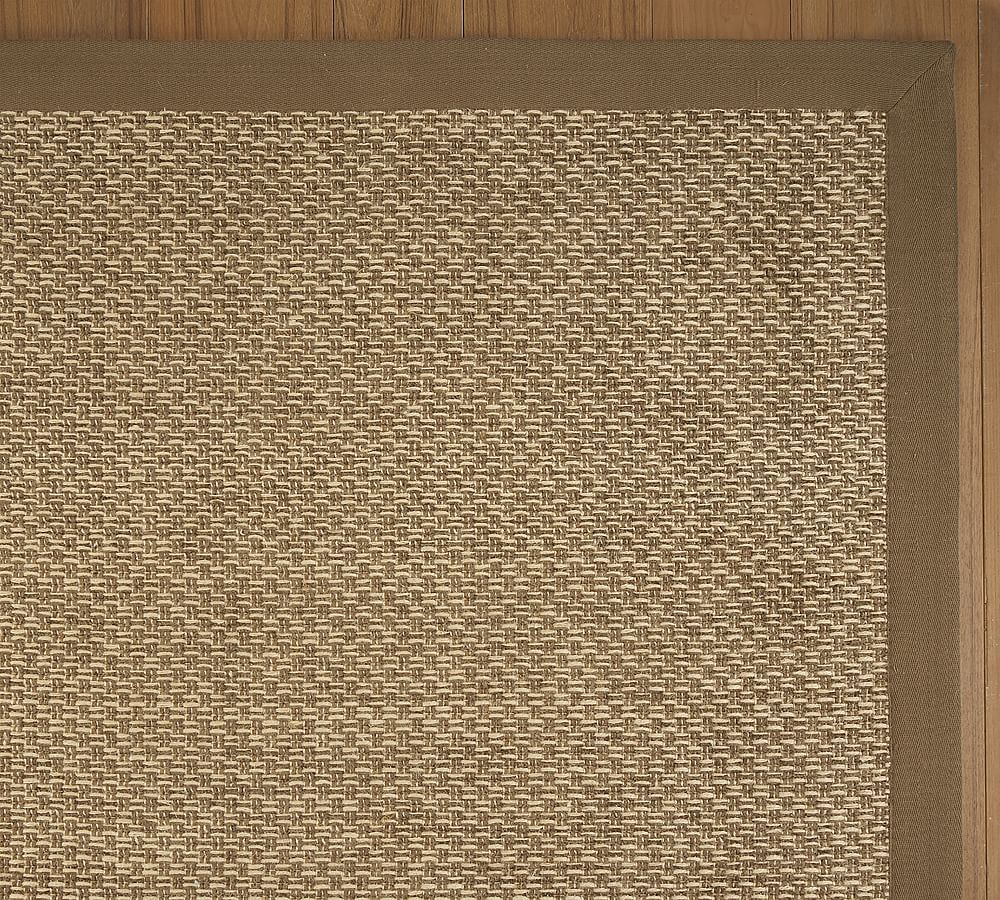 Chenille Jute Basketweave Handwoven Rug Espresso Pottery Barn