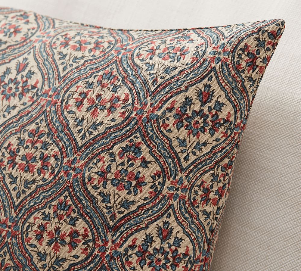 Vanda Printed Decorative Pillow Cover Pottery Barn