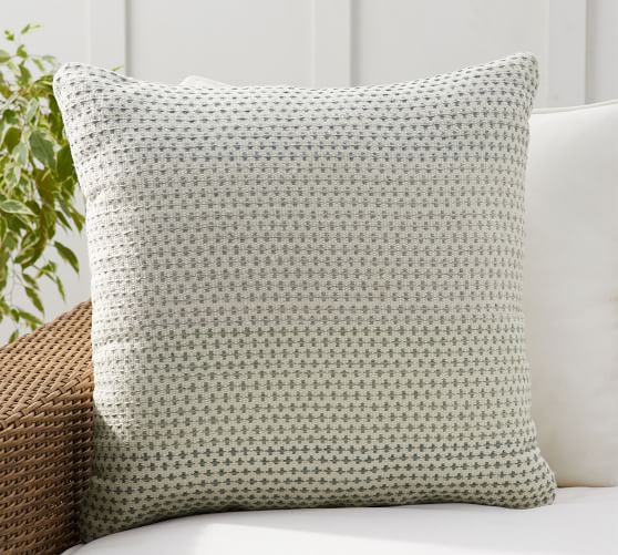 Julian EcoFriendly Textured Outdoor Throw Pillow Pottery Barn