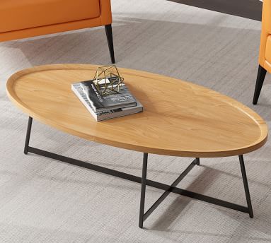 Nico Oval Coffee Table | Pottery Barn