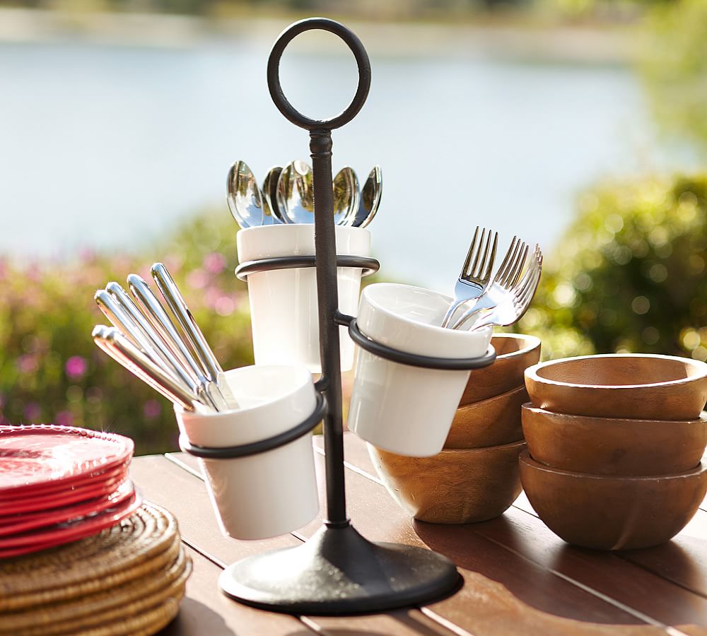 Rhodes Utensil Caddy Kitchen Accessories Pottery Barn
