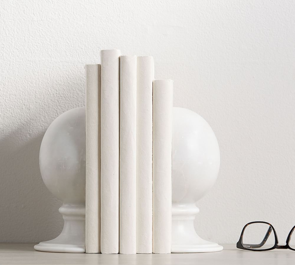 Marble Finial Bookend Pottery Barn