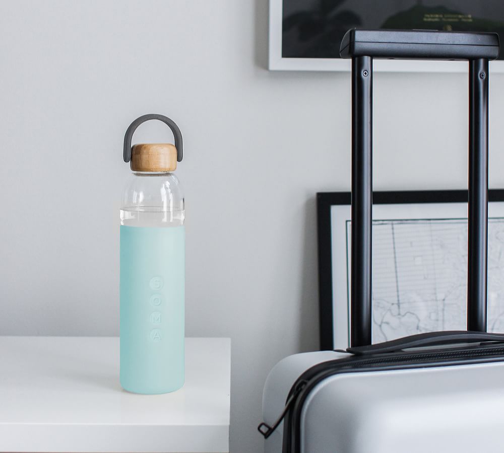 Soma Glass Water Bottle with Handle 25 oz. Pottery Barn