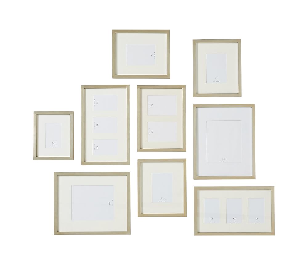 Gallery in a Box Picture Frames Champagne Pottery Barn