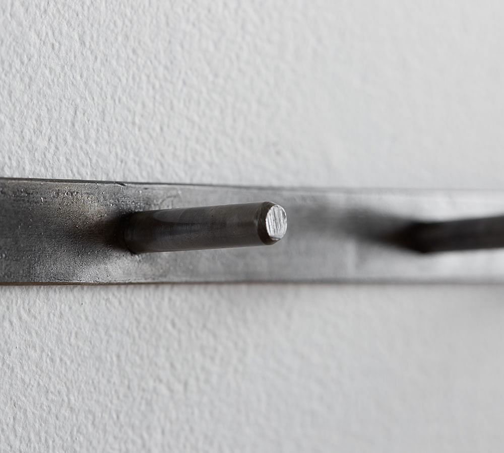 Row of Small Wall Hooks Pottery Barn