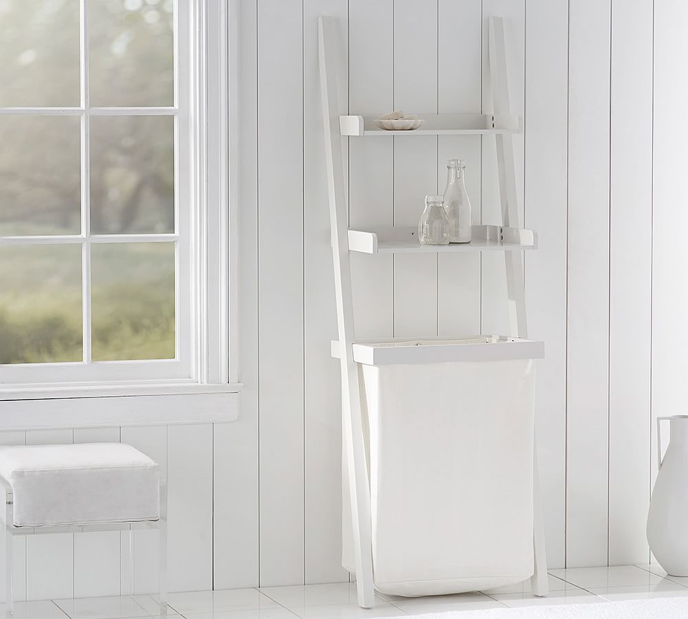 Ainsley Ladder w/Hamper Pottery Barn