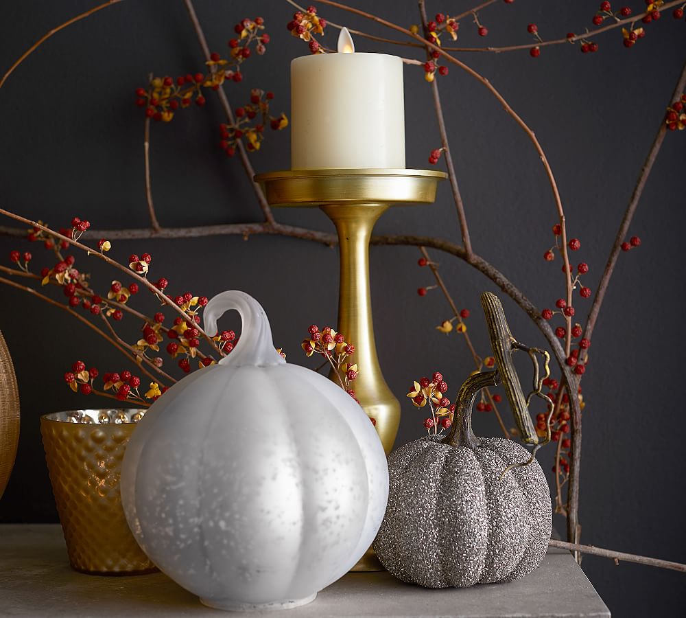 Chester Brushed Brass Candle Holders Pottery Barn