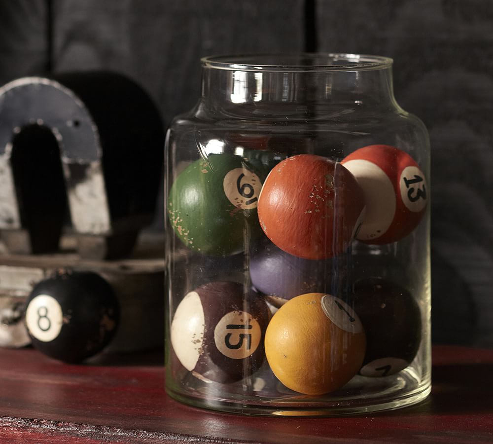 Vintage Pool Ball Vase Filler Pottery Barn