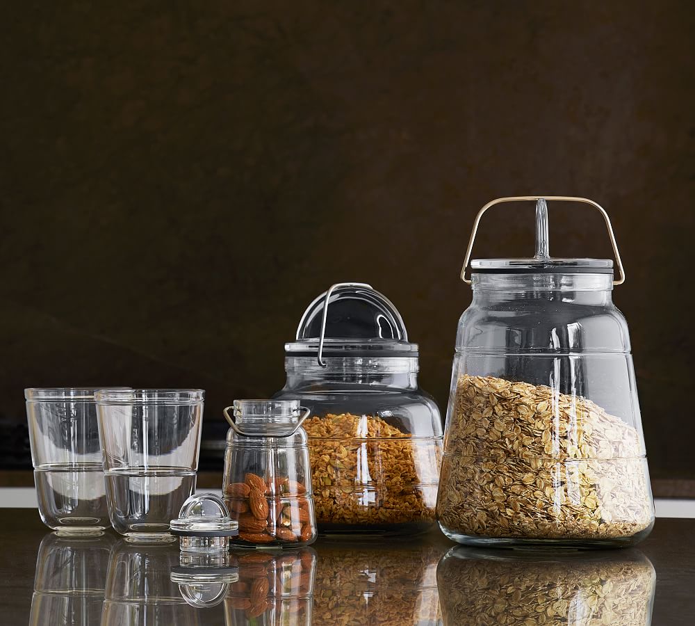 Holmegaard® Scala Glass Canisters Kitchen Accessories Pottery Barn