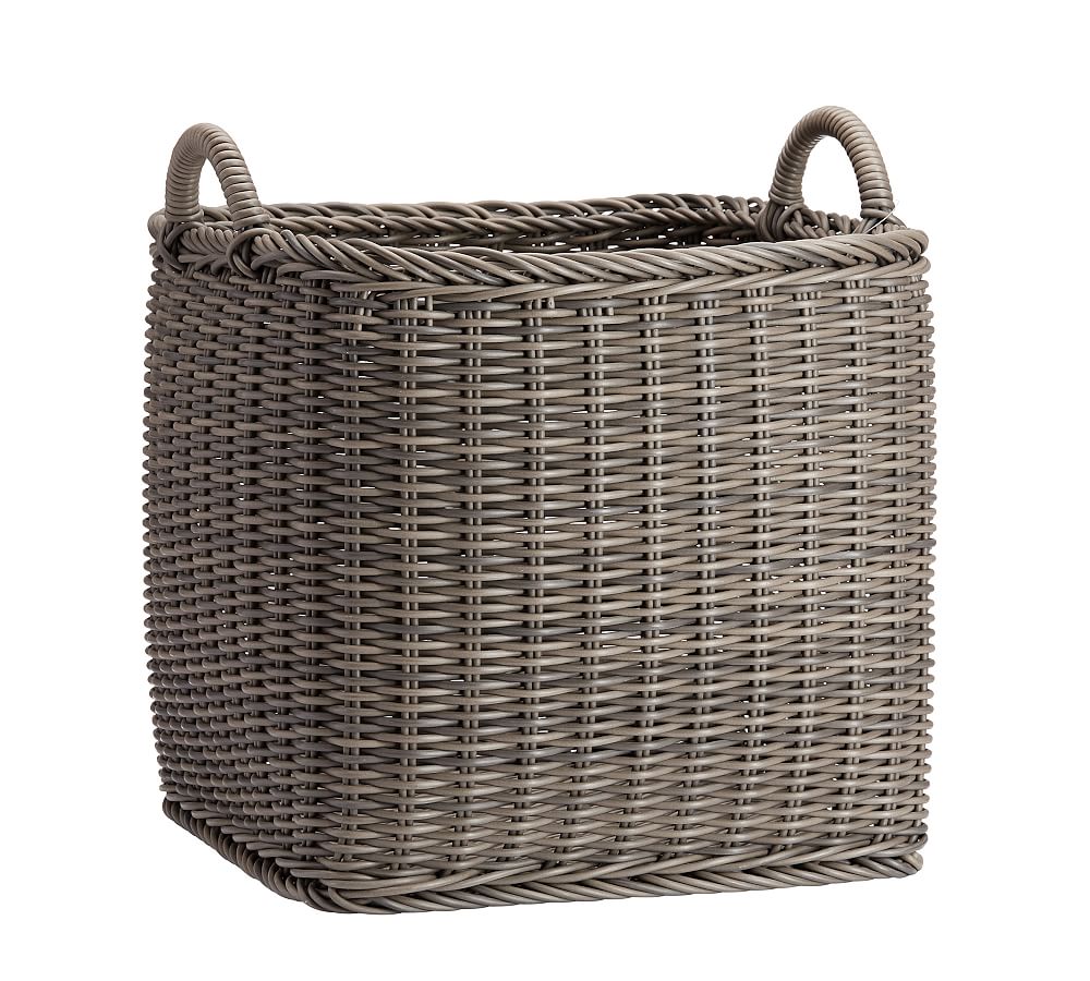 Huntington Outdoor Baskets Pottery Barn