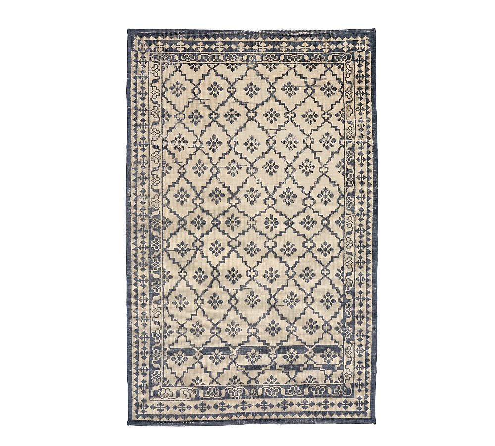 Knotted Rug Gwyn Hand Patterned Rugs Pottery Barn