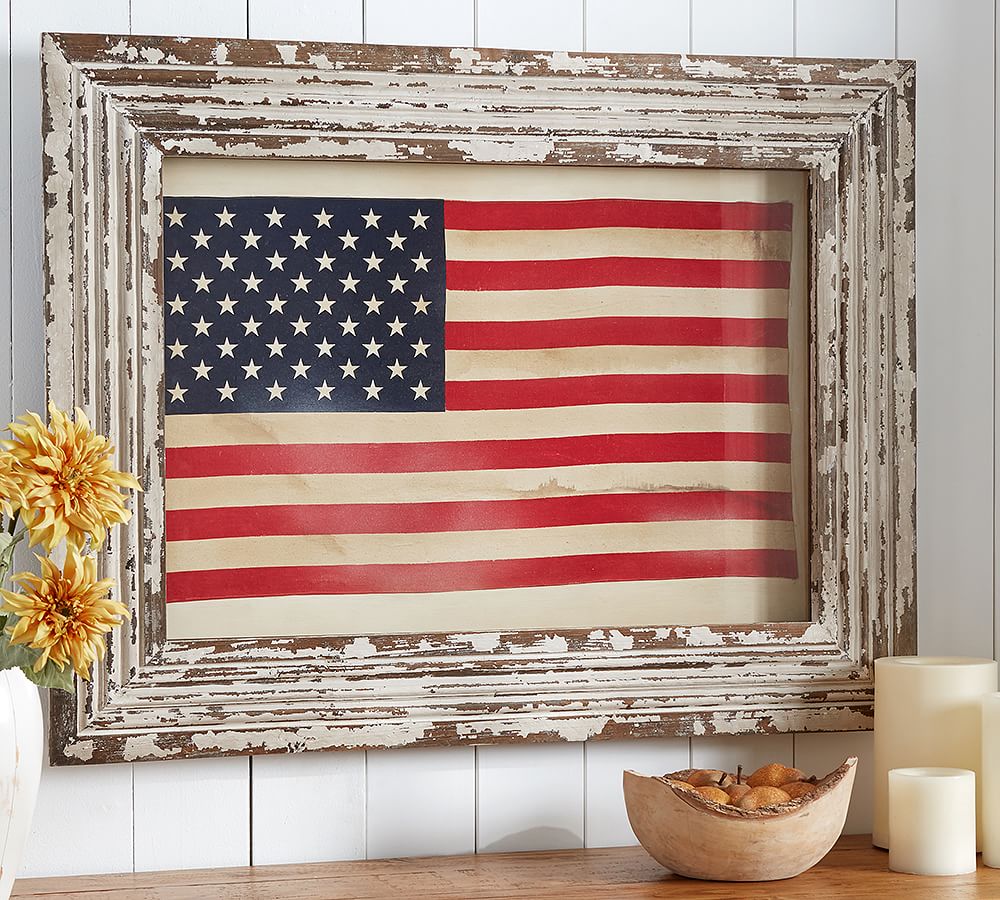 American Flag Shadow Box | Wall Decor | Pottery Barn