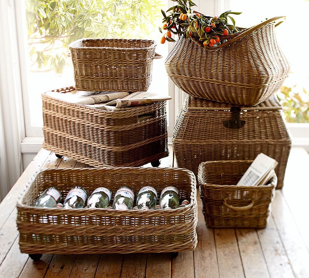 Jacquelyne Underbed Basket Pottery Barn