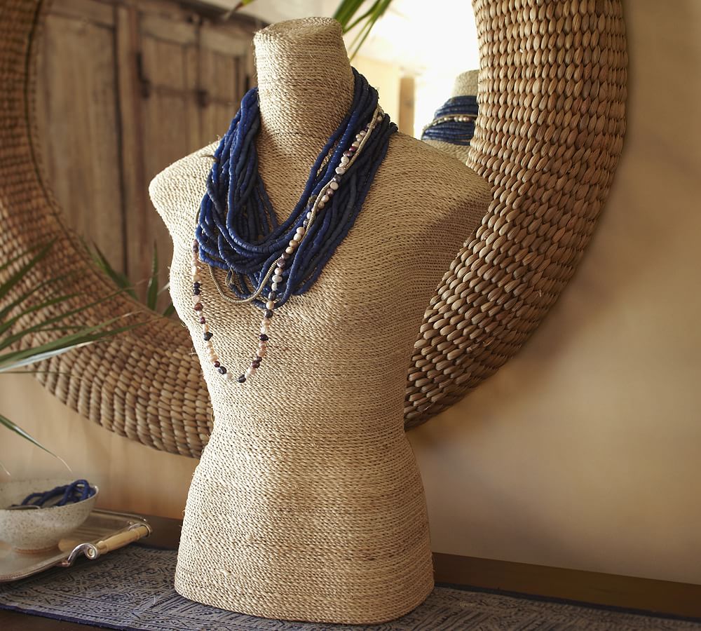 Woven Jewelry Bust Pottery Barn