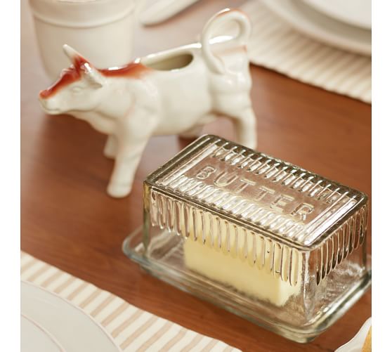 Glass Butter Dish Pottery Barn