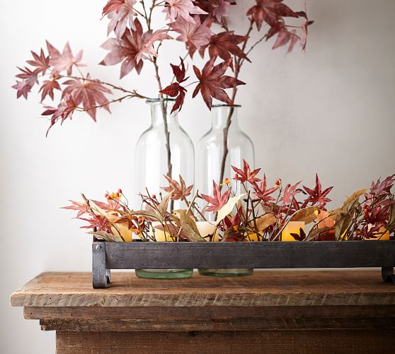 Harvest Botanical Votive Holder Centerpiece Candle Holder Pottery Barn