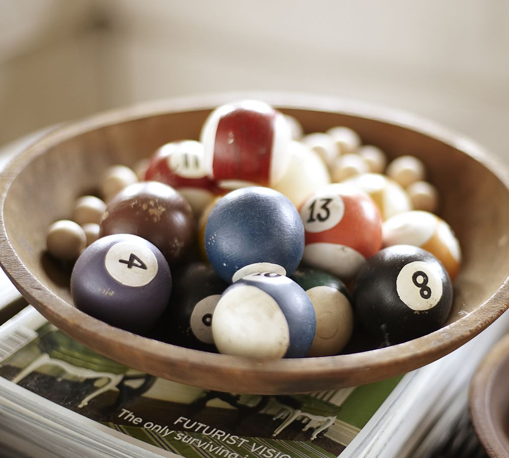 Vintage Pool Ball Vase Filler Pottery Barn