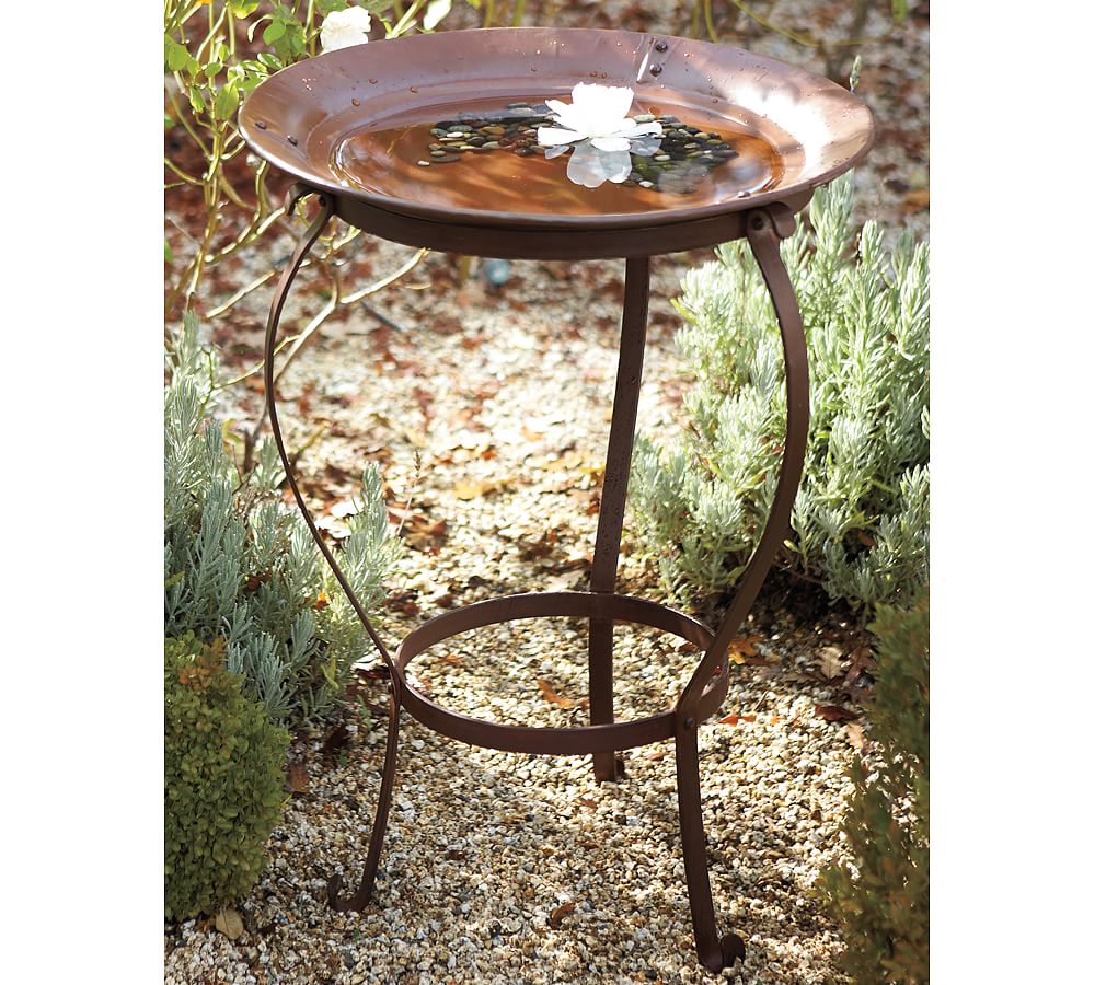 Garden Bird Bath Pottery Barn