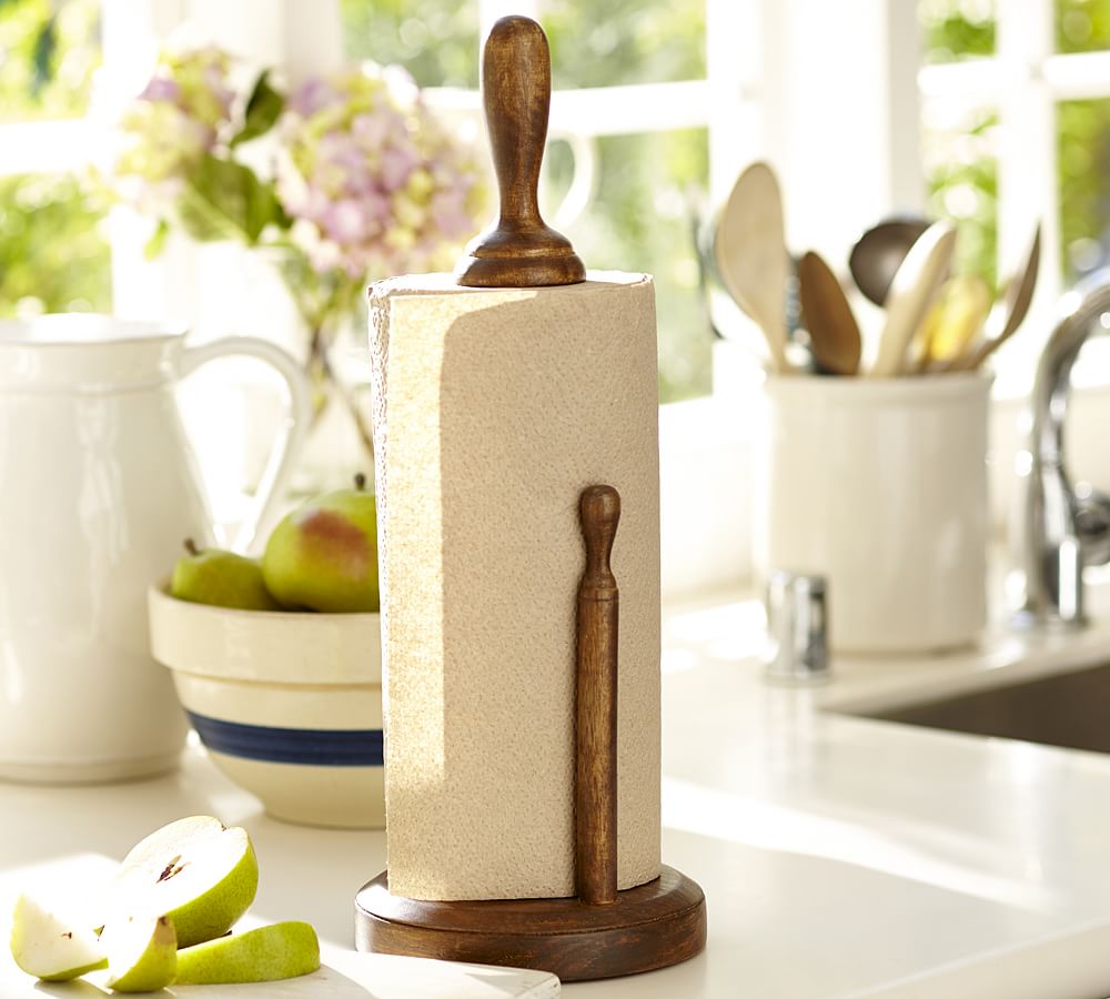 Rhodes Rolling Pin Paper Towel Holder Kitchen Accessories Pottery Barn