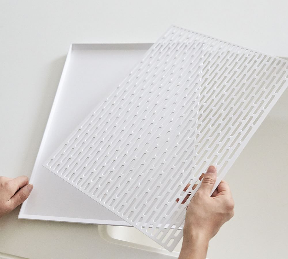 Yamazaki Tower Dish Drying Rack Pottery Barn