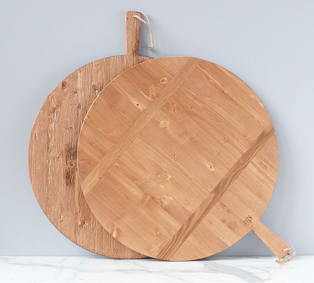 Reclaimed Pine Wood Pizza Paddle Pottery Barn