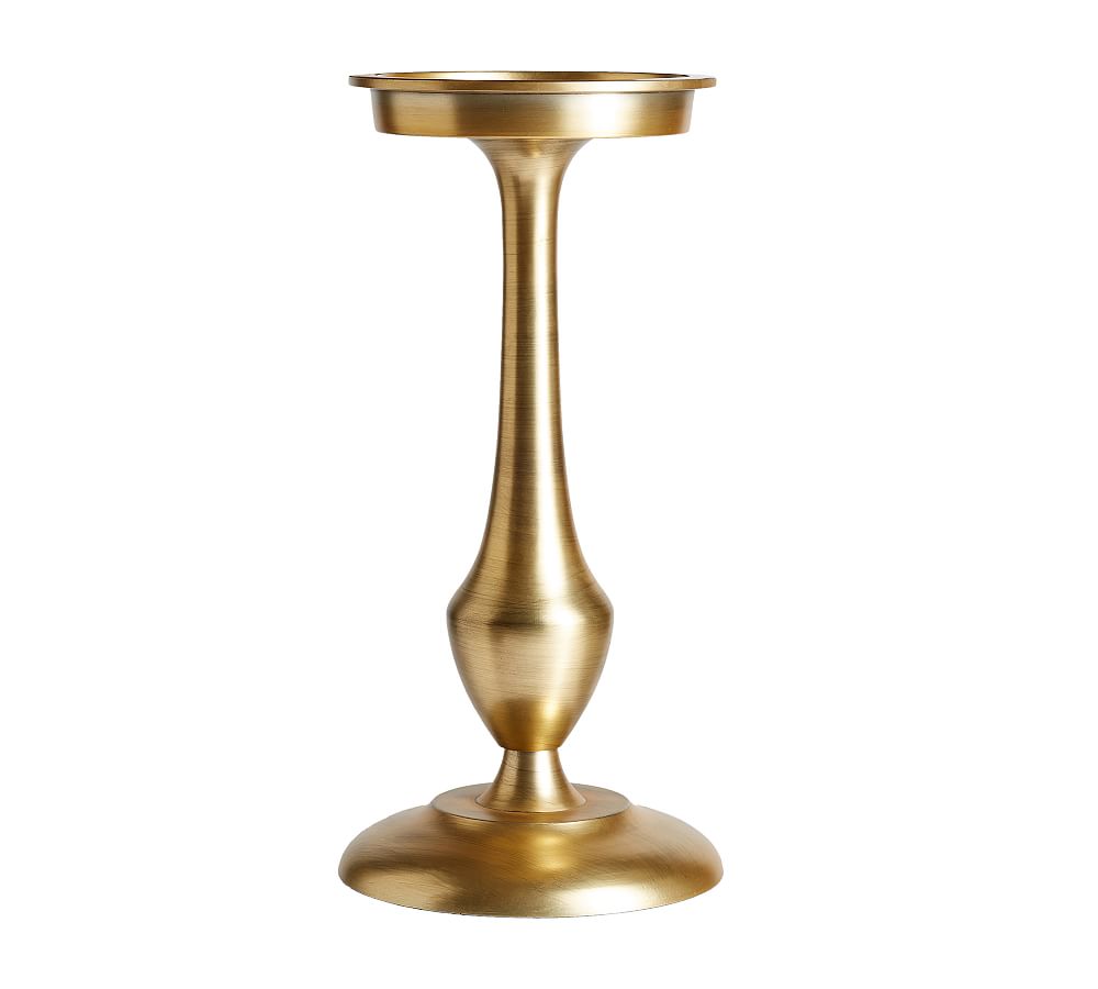 Chester Brushed Brass Candle Holders Pottery Barn