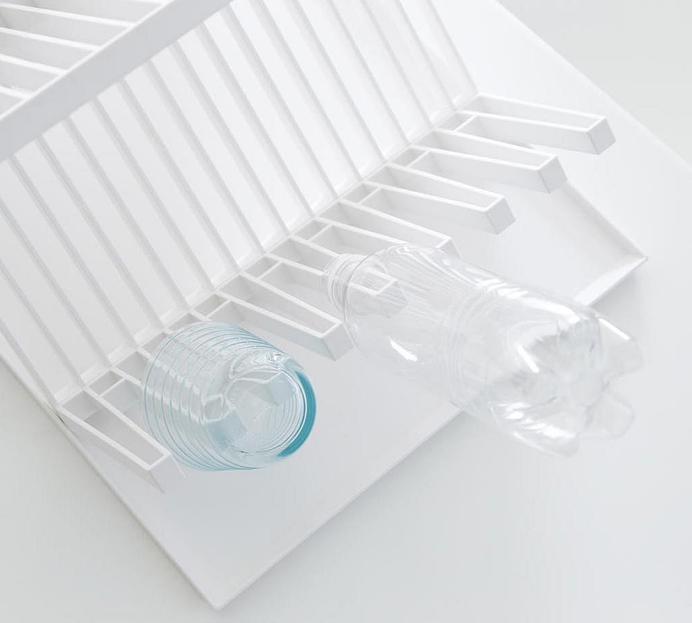 Yamazaki Tower Dish Drying Rack Pottery Barn