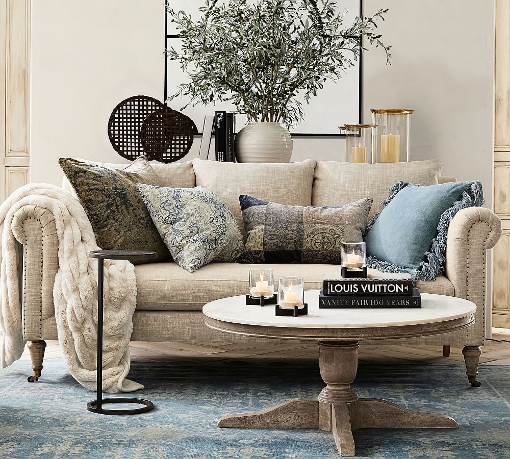 Tassel Knot Throw Pillow Cover Pottery Barn