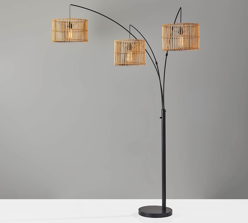 Elsbeth Metal Arc Sectional Floor Lamp Pottery Barn