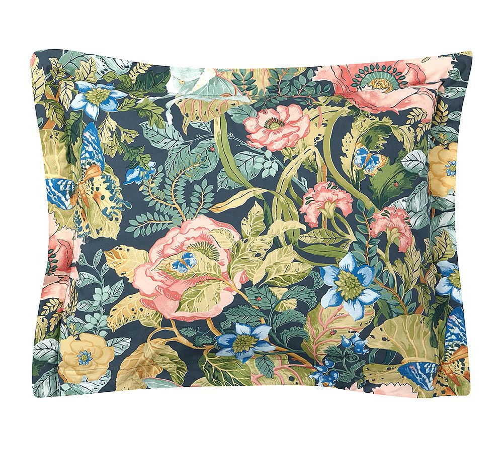 Lyla Garden Reversible Patterned Duvet Cover & Sham | Pottery Barn