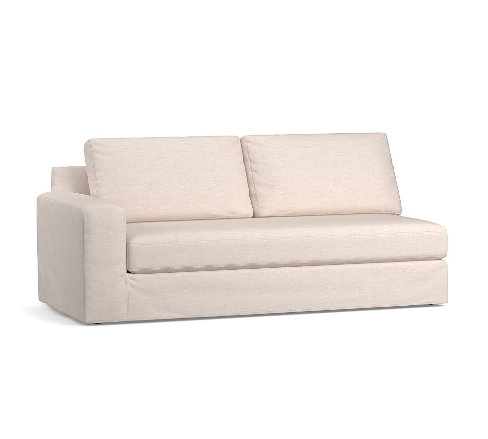 Big Sur Square Arm Sectional Component Replacement Slipcovers | Pottery ...