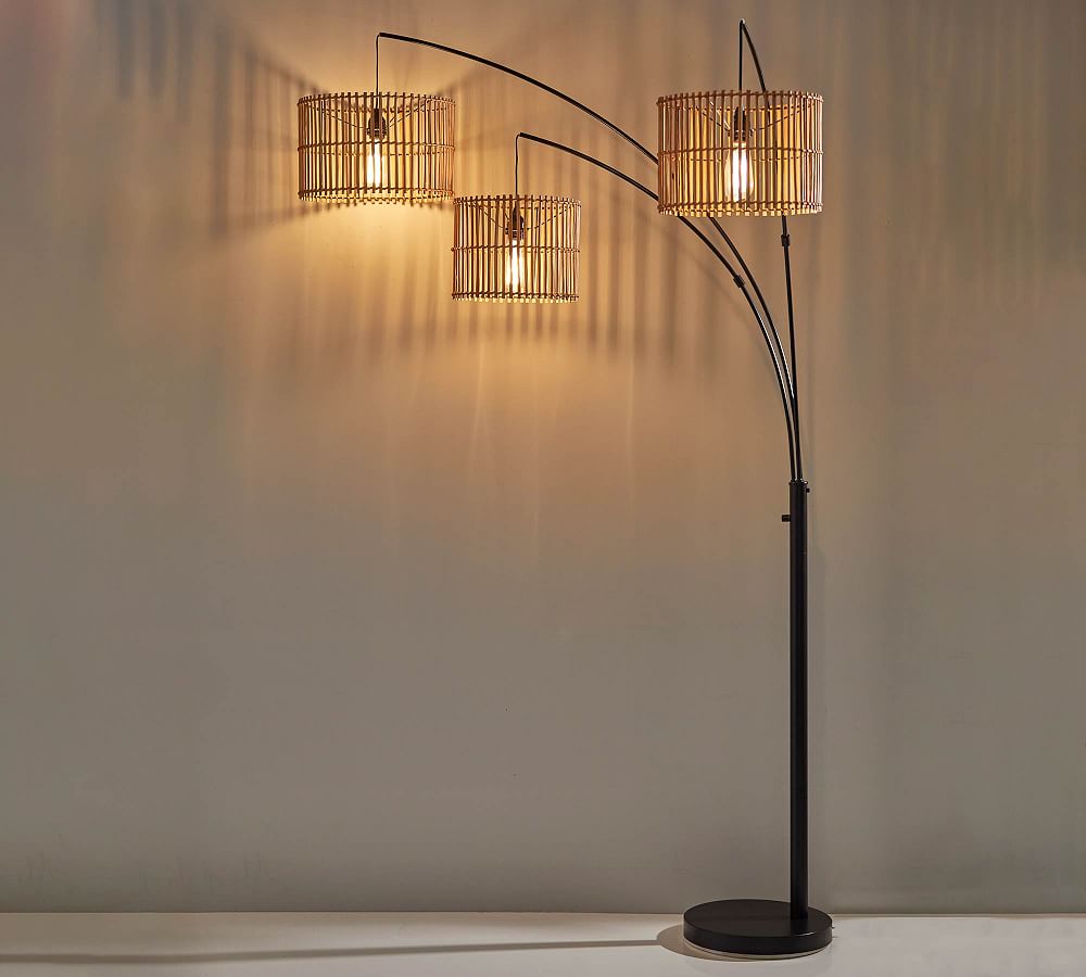 Elsbeth Metal Arc Sectional Floor Lamp Pottery Barn