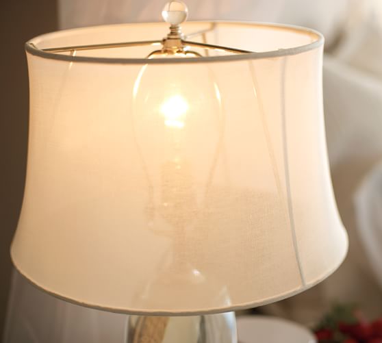 sheer lamp shade drum