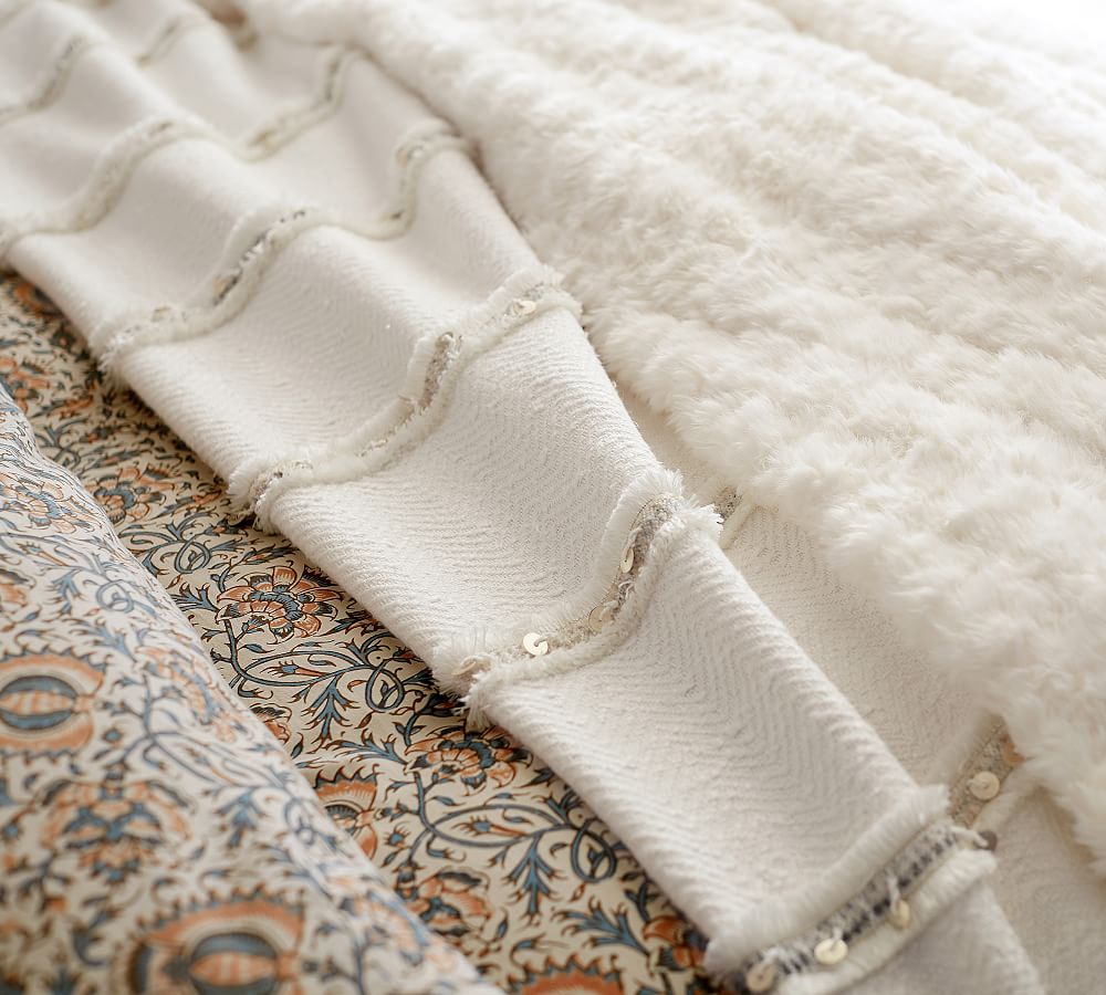 Casablanca Cotton Wedding Throw Blanket Pottery Barn