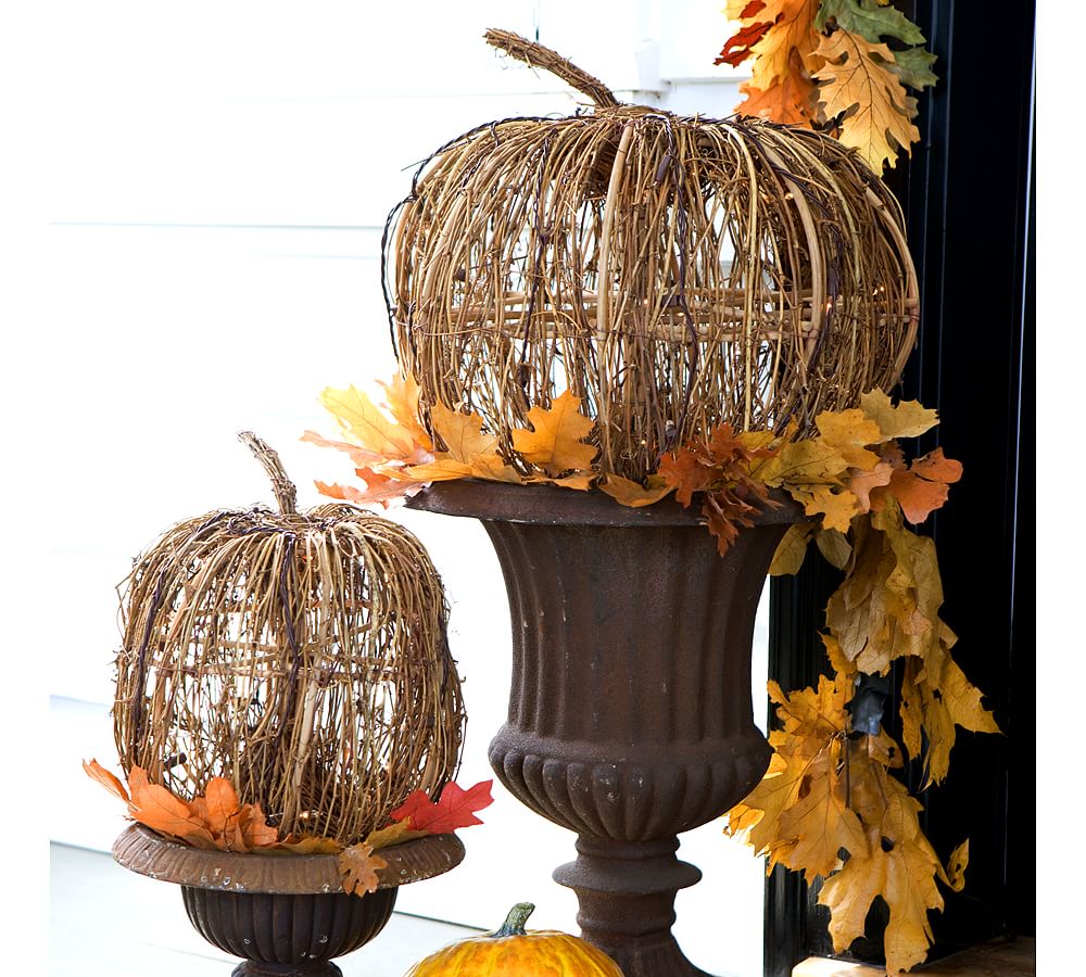 Decorative Pumpkins with Lights | Pottery Barn