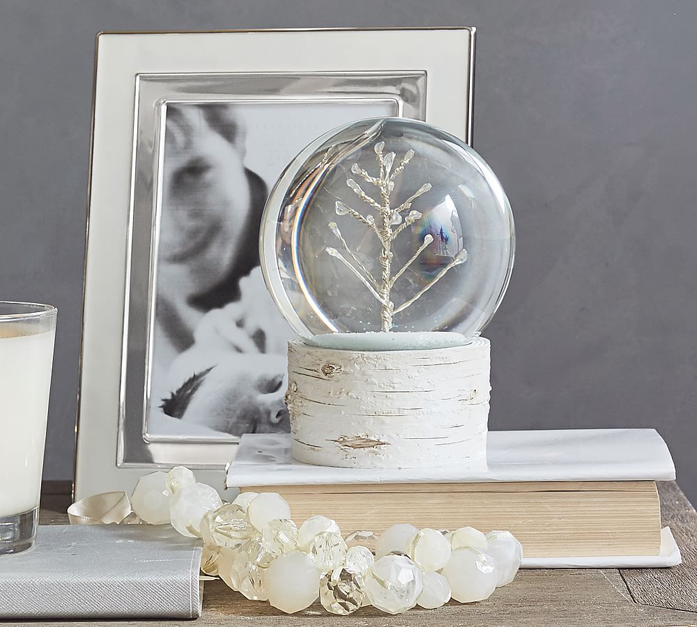 Light Up Trees Snow Globes Pottery Barn