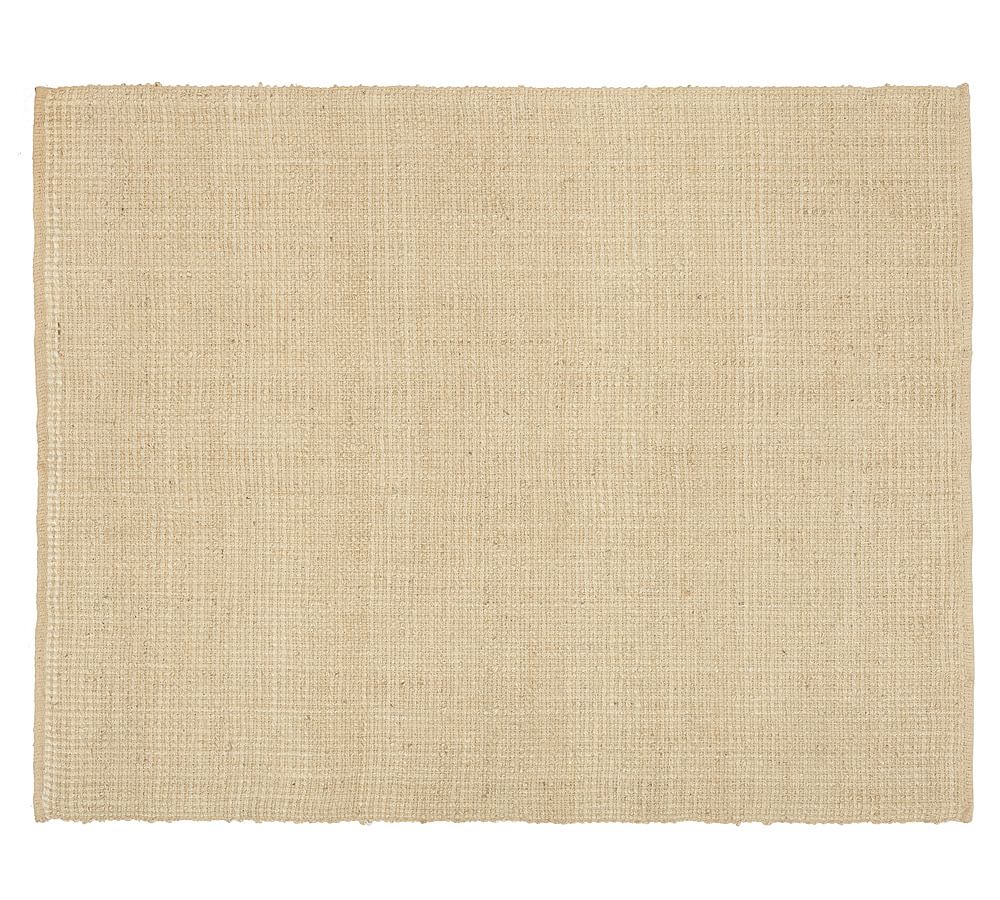 Mason Boucle Jute Rug Bleached Ivory Pottery Barn
