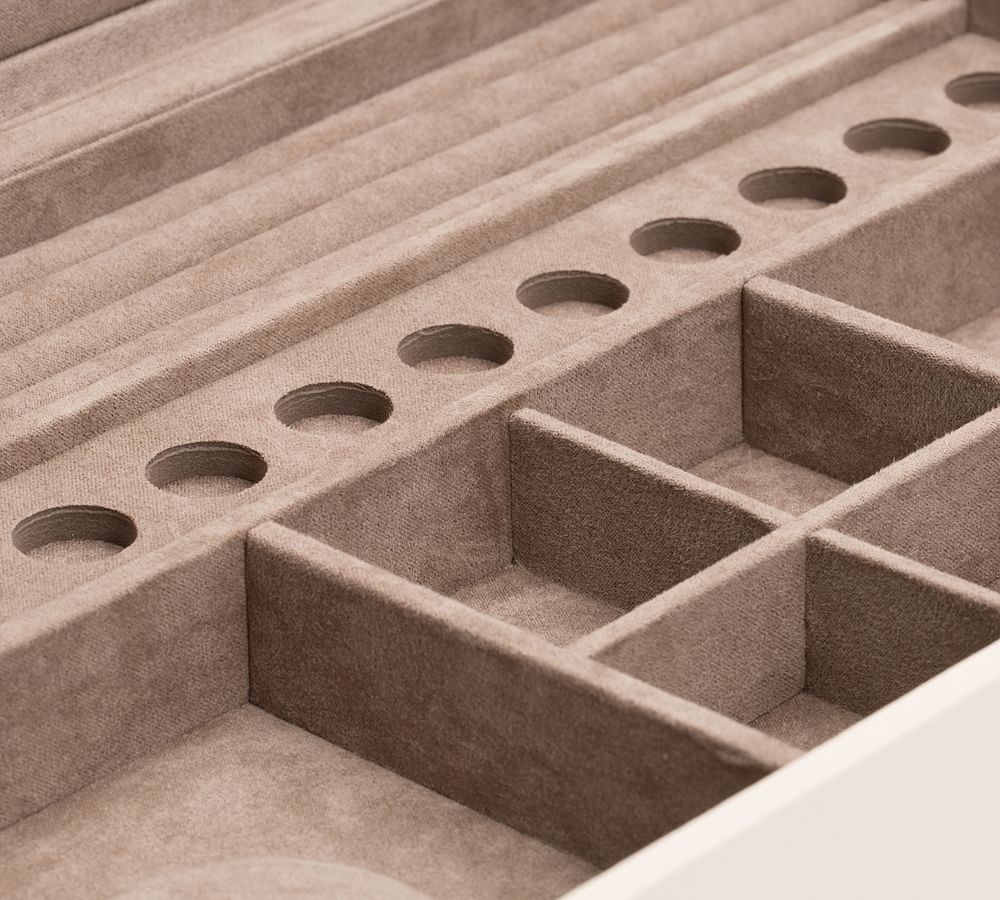 Sophia Leather Jewelry Box Jewelry Organizer Pottery Barn