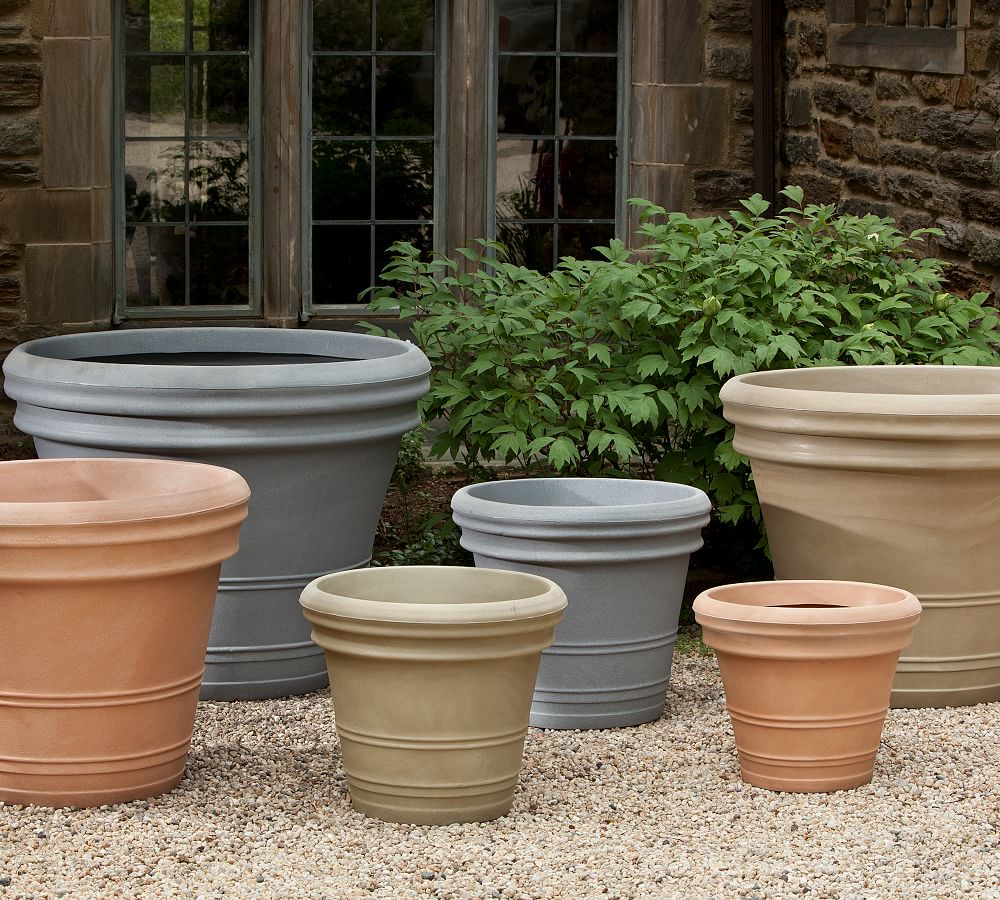 Odell Outdoor Planters Collection | Pottery Barn