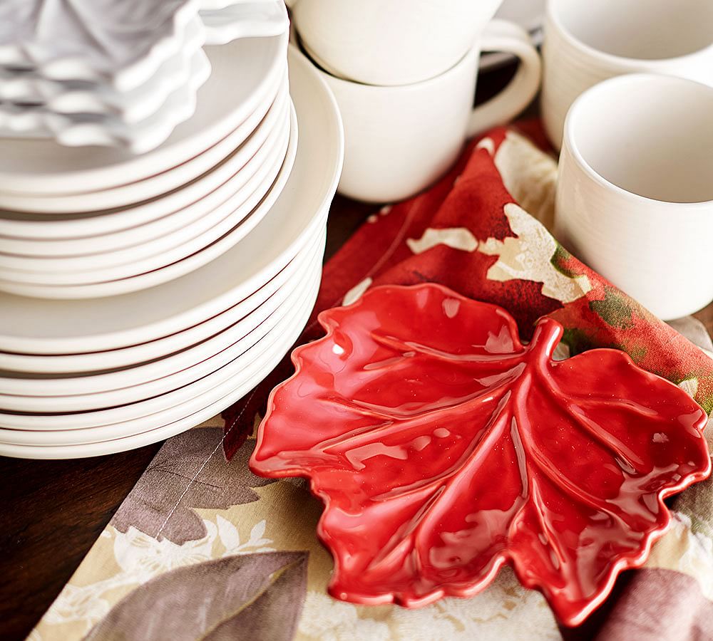 Leaf Plates, Set of 4 Pottery Barn